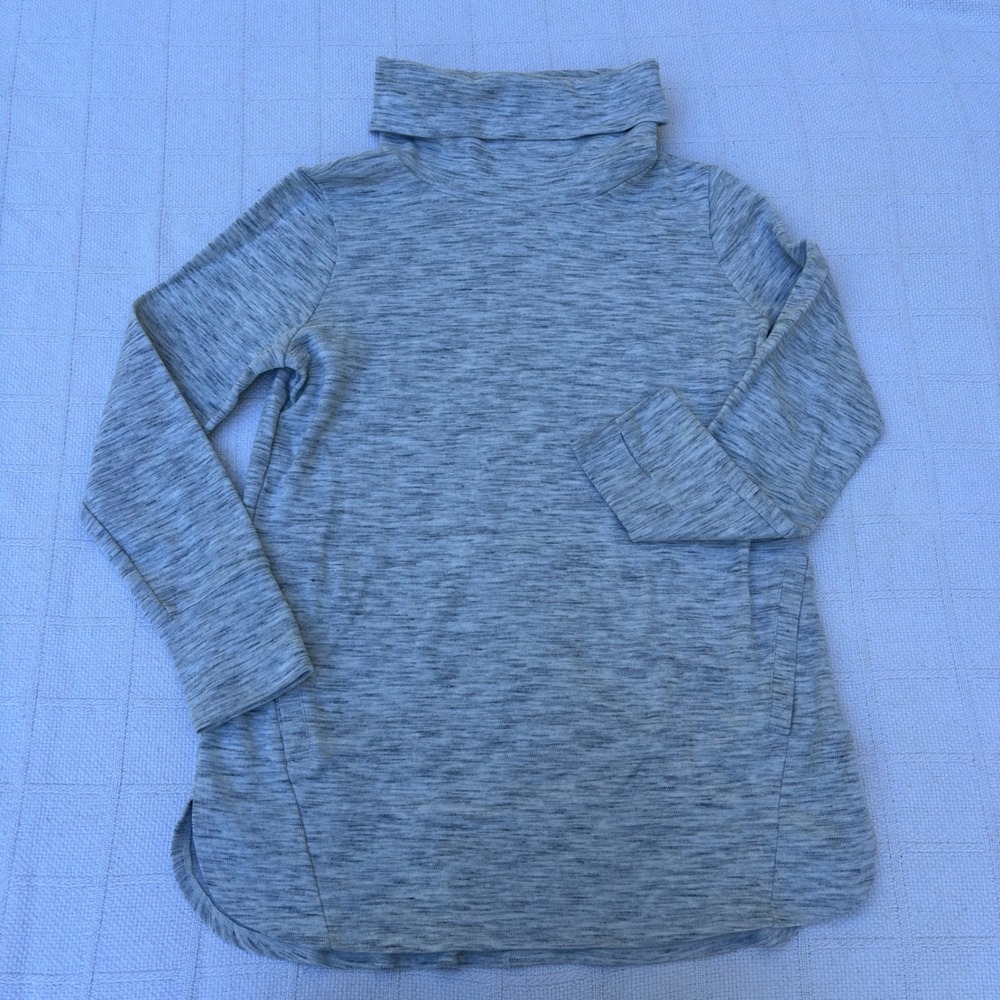 Women's Large DULUTH Deux More Double Knit Cowlneck Cozy Tunic Sweatshirt